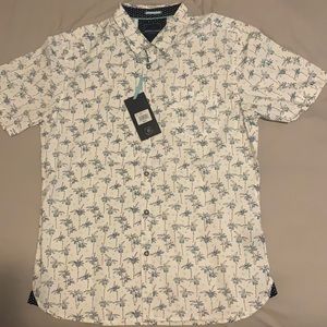 Across the pond casual button down shirt